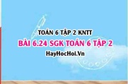 Bài 6.24 SGK Toán 6 tập 2 Kết nối tri thức